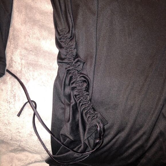 nwt Womens Medium Susan Lucci LS V-Neck Blouse - Picture 3 of 4